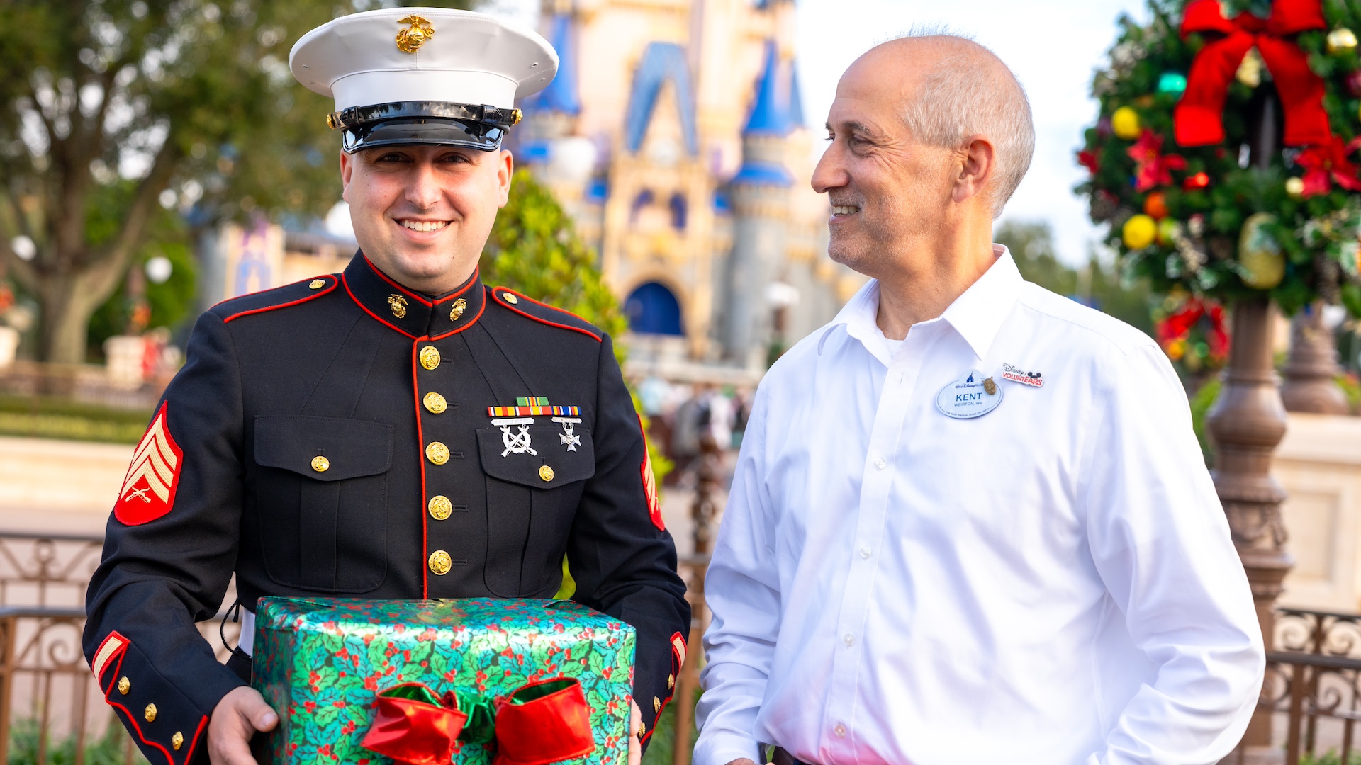 Marine and Disney dad team up through Toys for Tots