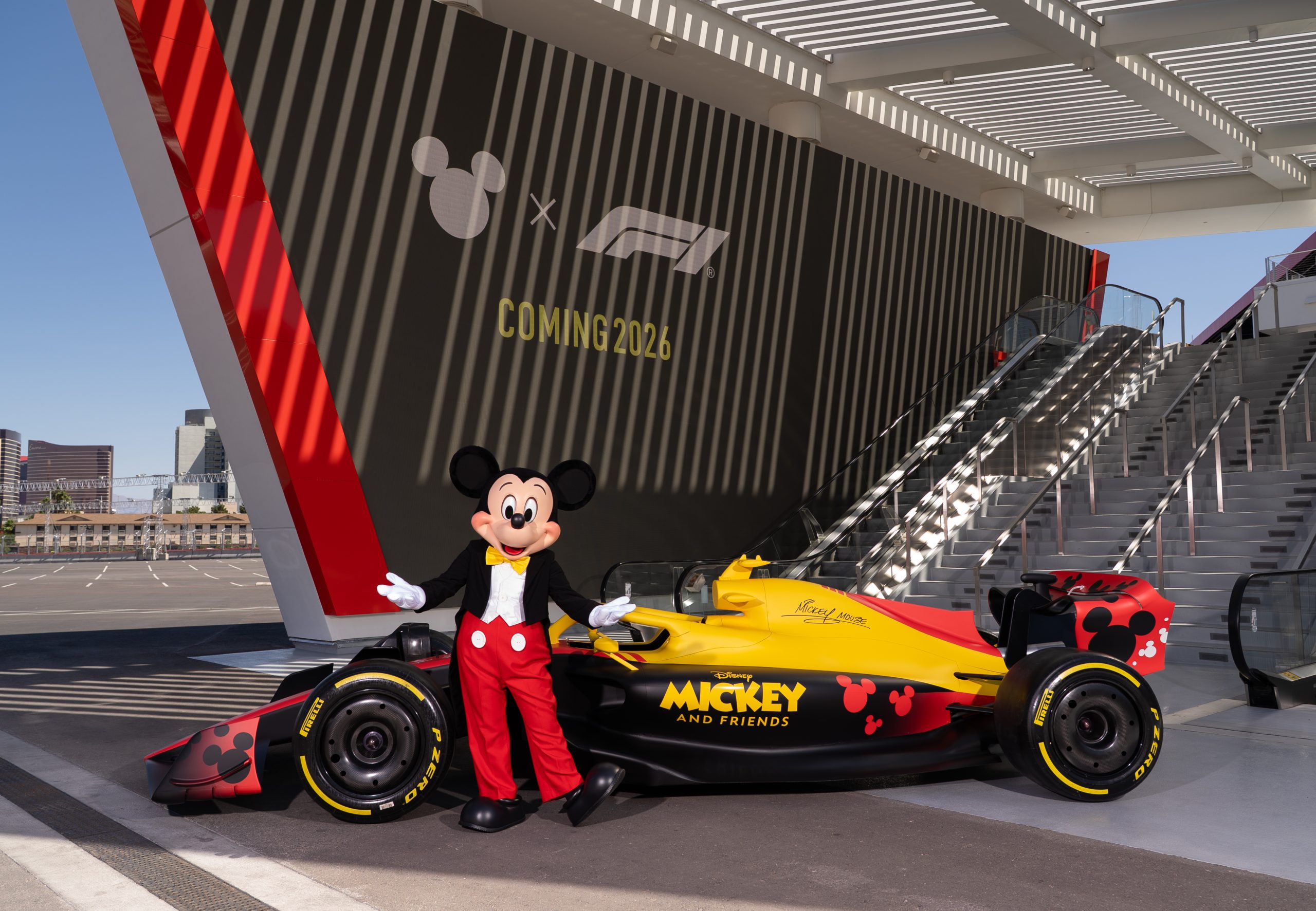 Mickey & Friends and F1 Race to New Colloboration in 2026