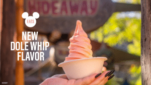 Dole Whip Peach at Disneyland Park Tropical Hideaway